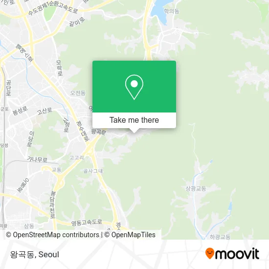 왕곡동 map