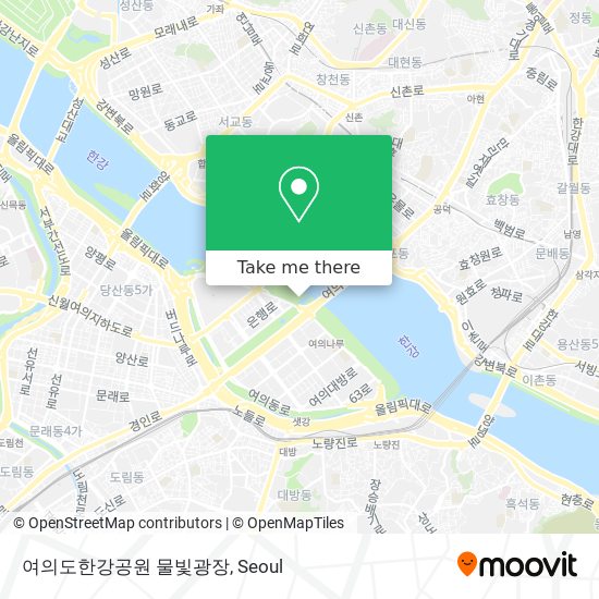 여의도한강공원 물빛광장 map