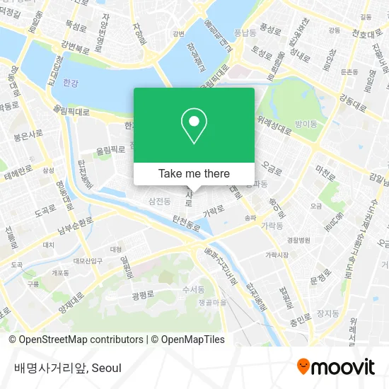 배명사거리앞 map