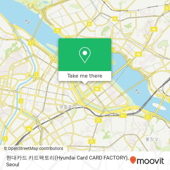 현대카드 카드팩토리(Hyundai Card CARD FACTORY) map