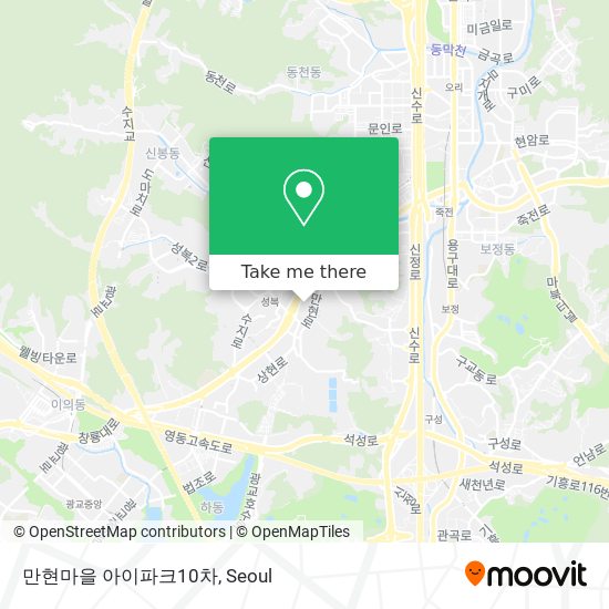 만현마을 아이파크10차 map