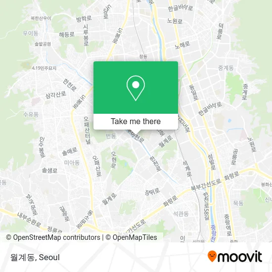월계동 map