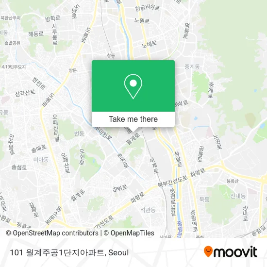101 월계주공1단지아파트 map