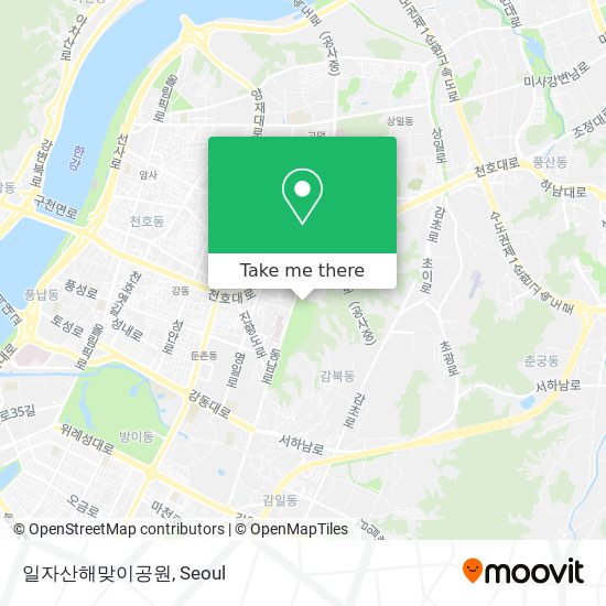일자산해맞이공원 map