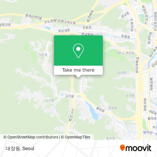 대장동 map