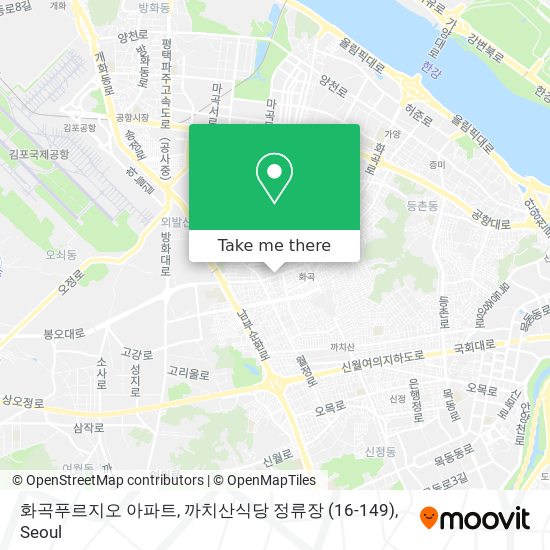 화곡푸르지오 아파트, 까치산식당 정류장 (16-149) map