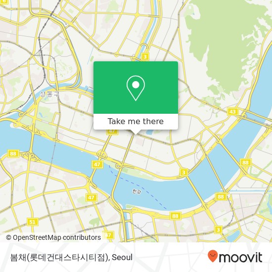 봄채(롯데건대스타시티점) map