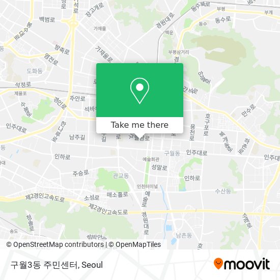 구월3동 주민센터 map