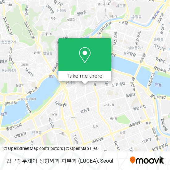 압구정루체아 성형외과 피부과 (LUCEA) map