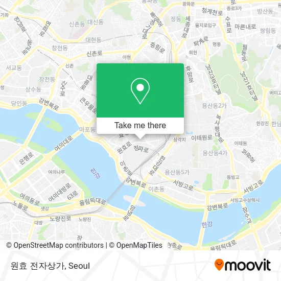 원효 전자상가 map