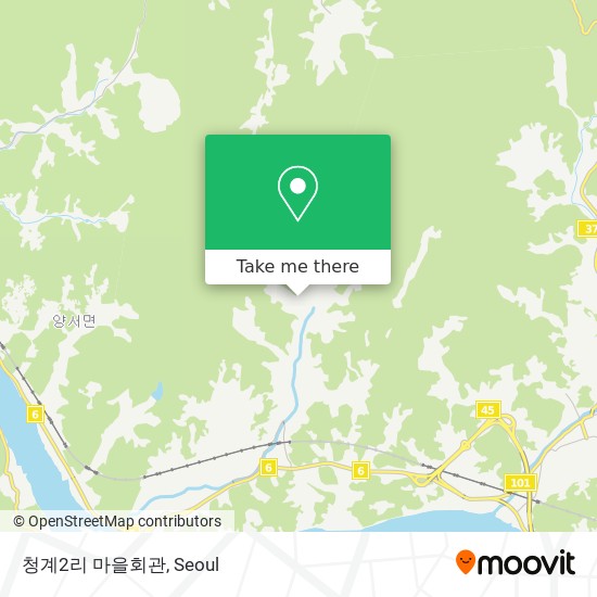 청계2리 마을회관 map