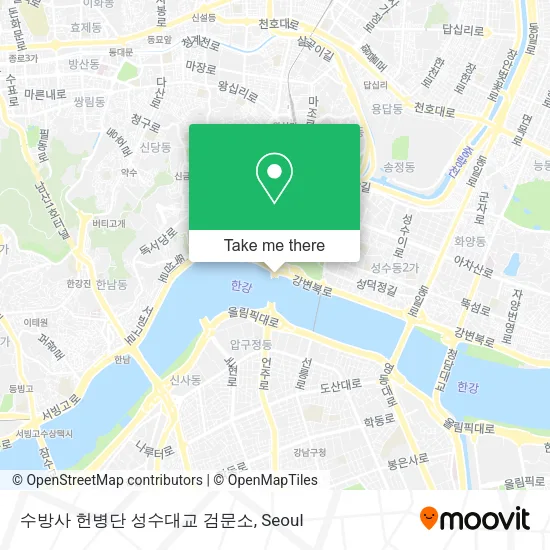 수방사 헌병단 성수대교 검문소 map