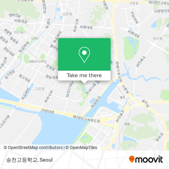 송천고등학교 map