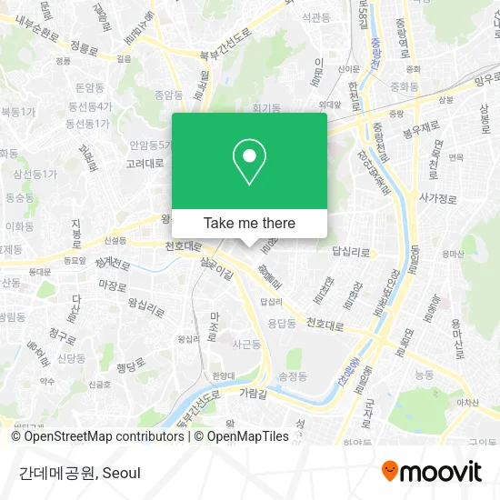 간데메공원 map