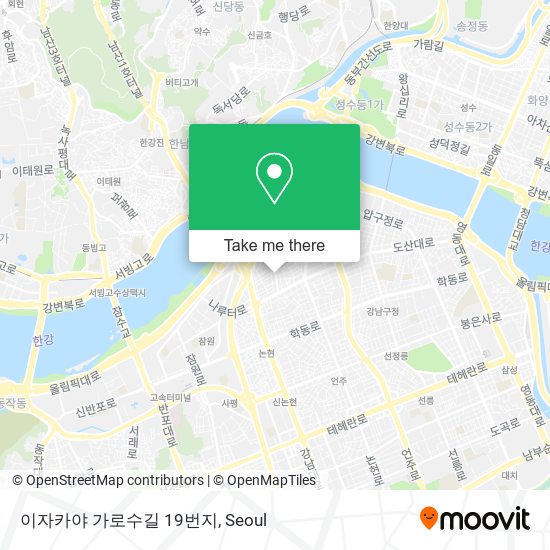 이자카야 가로수길 19번지 map