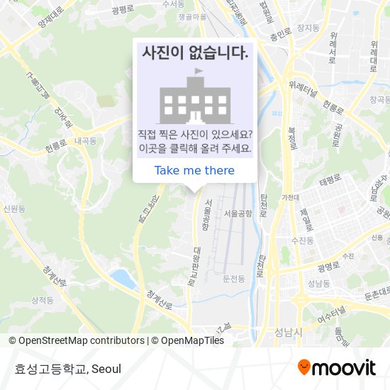 효성고등학교 map