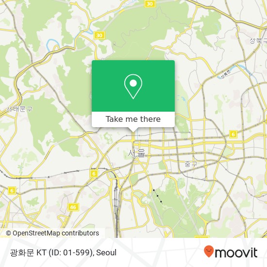 광화문 KT (ID: 01-599) map