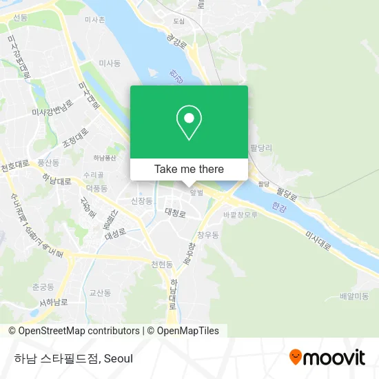 하남 스타필드점 map