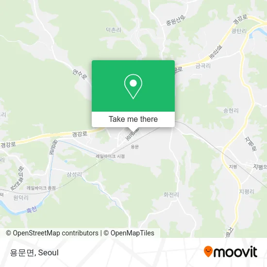 용문면 map