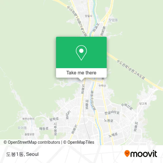 도봉1동 map