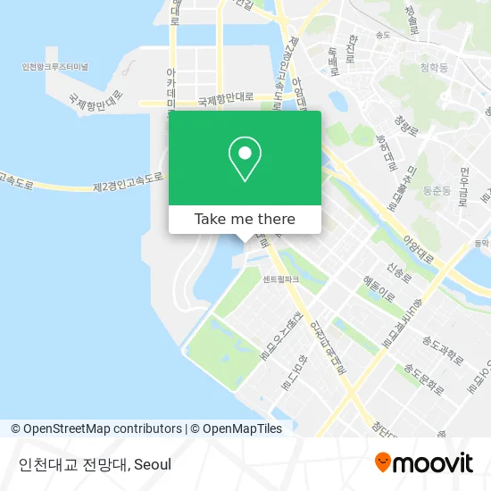 인천대교 전망대 map