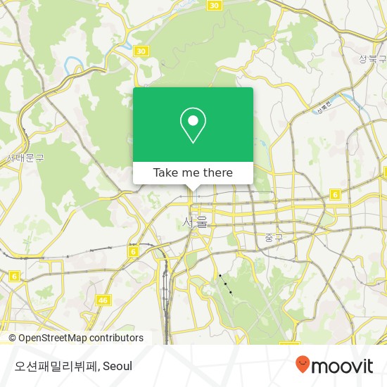 오션패밀리뷔페 map