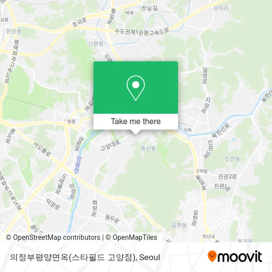 의정부평양면옥(스타필드 고양점) map