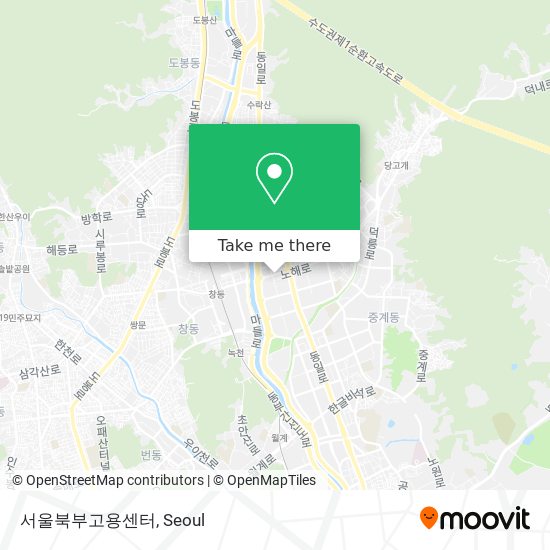 서울북부고용센터 map