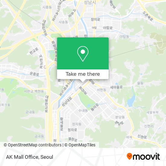 AK Mall Office map