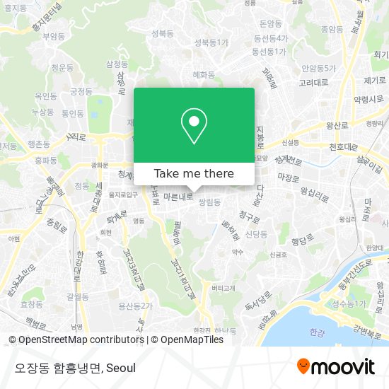 오장동 함흥냉면 map