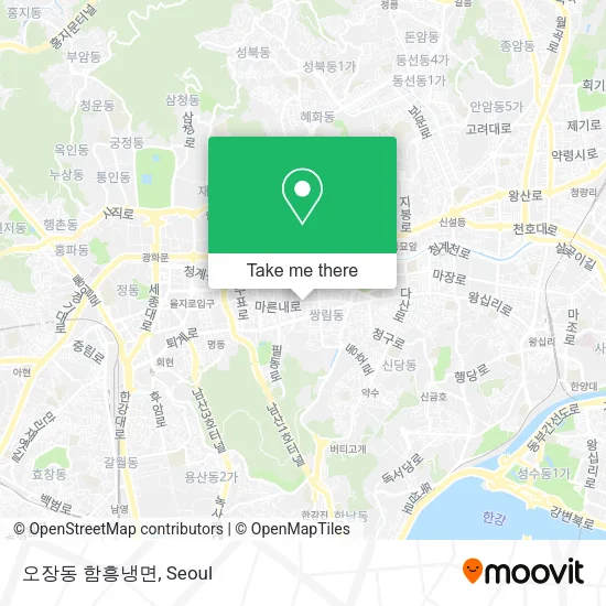 오장동 함흥냉면 map