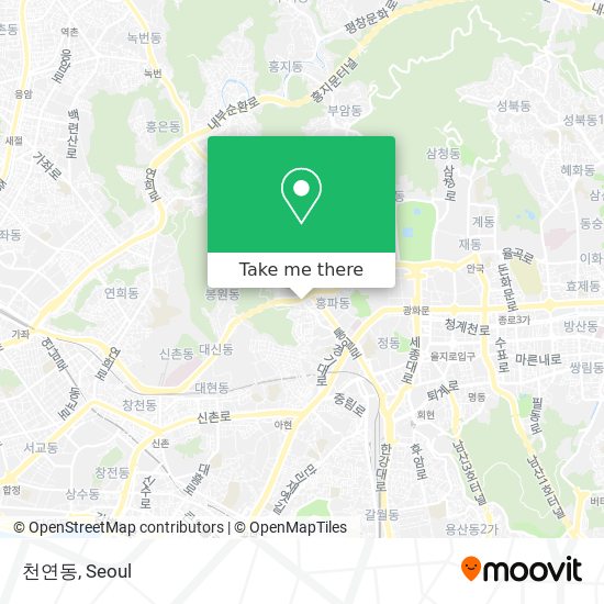 천연동 map