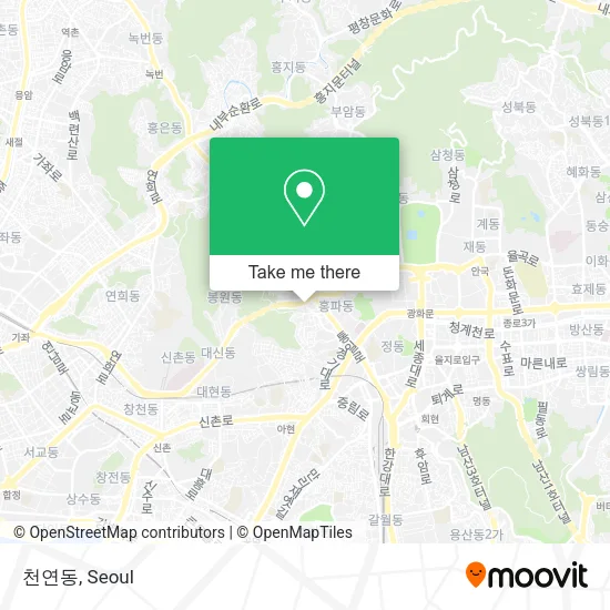 천연동 map