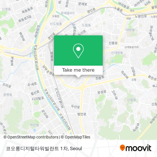 코오롱디지털타워빌란트 1차 map