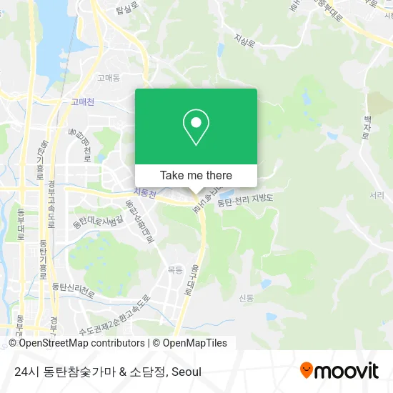 24시 동탄참숯가마 & 소담정 map