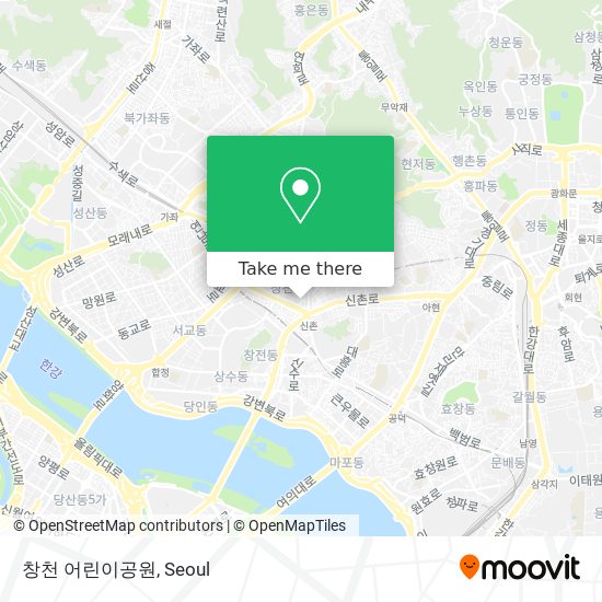 창천 어린이공원 map