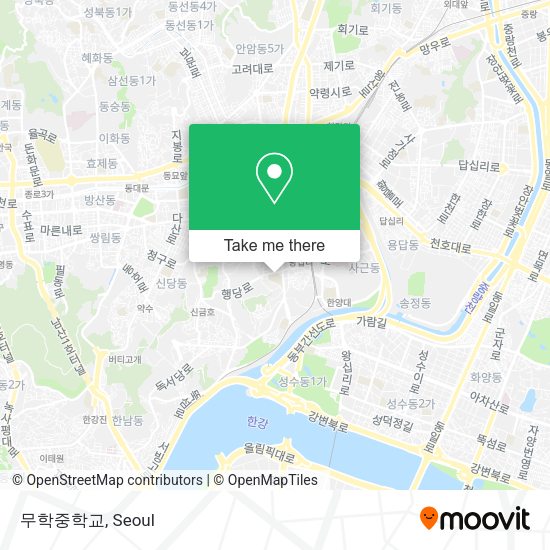 무학중학교 map