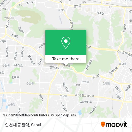 인천대공원역 map
