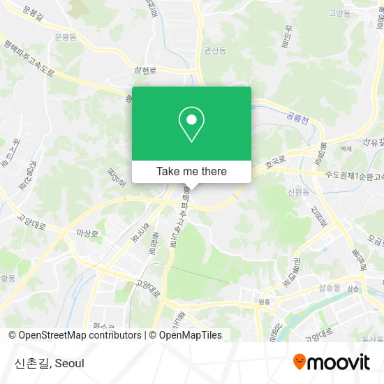신촌길 map