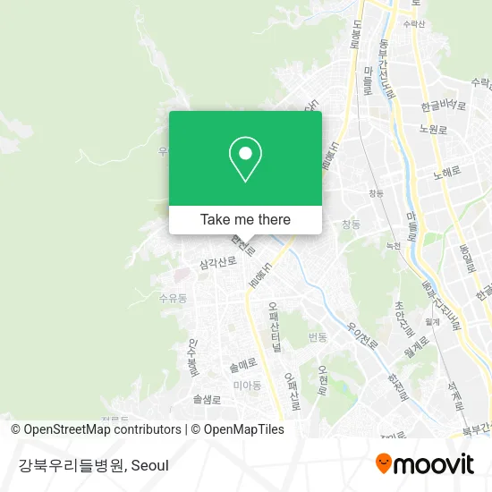 강북우리들병원 map