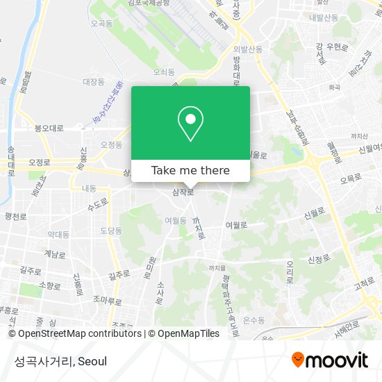 성곡사거리 map