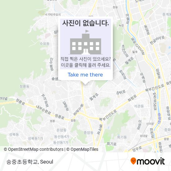 송중초등학교 map