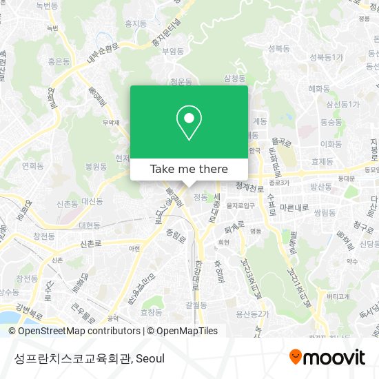 성프란치스코교육회관 map