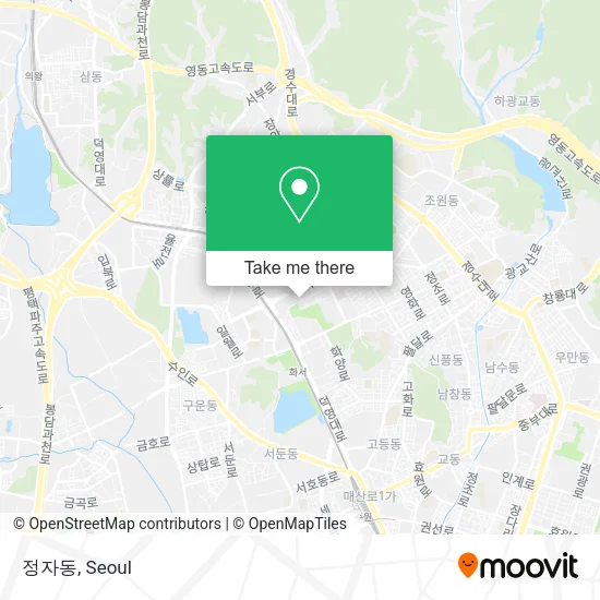 정자동 map