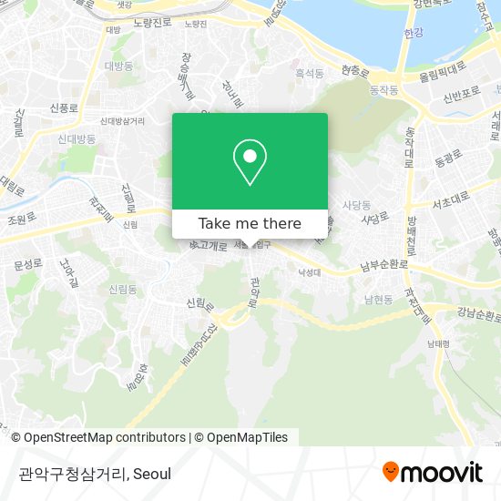 관악구청삼거리 map