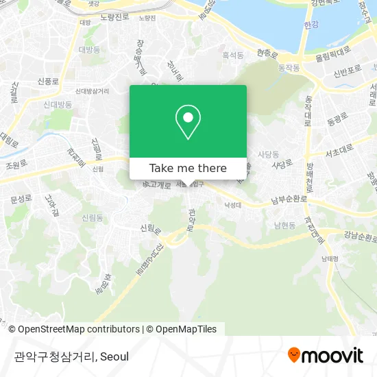 관악구청삼거리 map