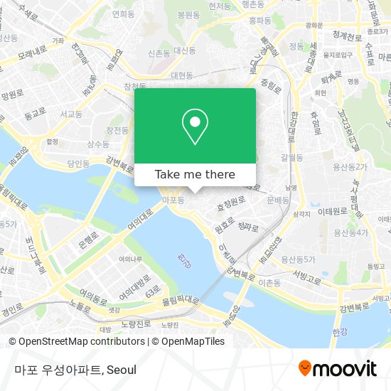 마포 우성아파트 map
