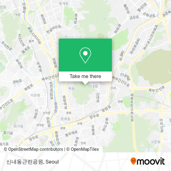 신내동근린공원 map
