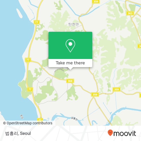 법흥리 map