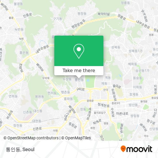 통인동 map